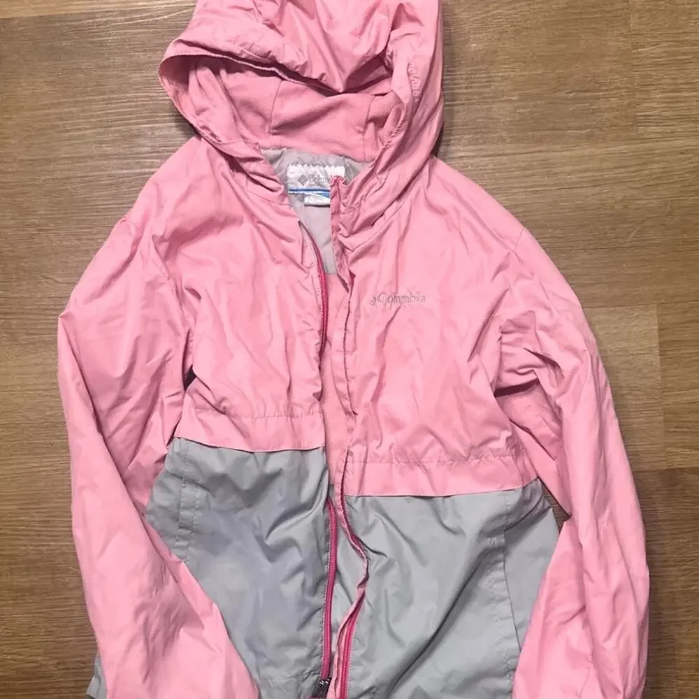 Columbia pink and gray color blocked